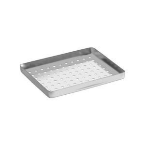 3038  BASE PERFORADA INOX 184x140x20mm.