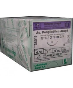 SUTURA A.POLIGLICOLICO TB-15 4/0 12u.