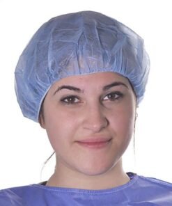 COFIA AZUL REDONDA CON ELASTICO 100u.