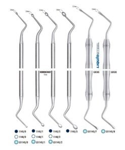 LS1145/7 CURETA OSEA 17cm. LUCAS LIQUID STEEL