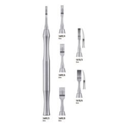 1610/6 OSTEOTOMO CINCEL HUESO CURVO 6mm.