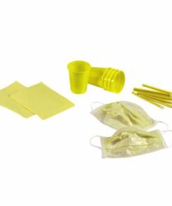 KIT 4 DESECHABLES AMARILLO 500 PACIENTES