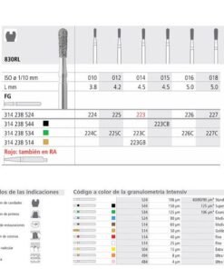 FG 227/6  830RL-018 FG DIAM. MEDIO 6U.