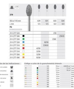 FG 259/6  379-033 FG DIAM. MEDIO 6U.