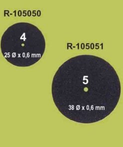 105050 DISCO DE CORTE STANDARD NEGRO 25X0.6 100und