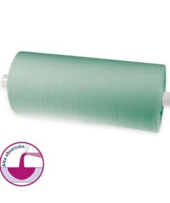 BABEROS PAP/PLAST.61x53cm. VERDE 80u.