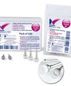 CEPILLOS PROFILAXIS NYLON TRANSPARENTES 100u.