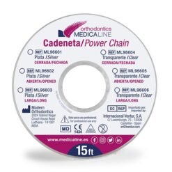Cadeneta ML elástica Clear cerrada 2