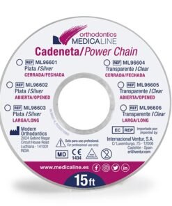 Cadeneta ML elástica Clear abierta 3