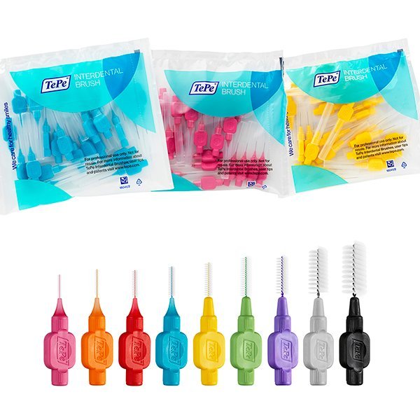 CEPILLO INTERDENTAL ROSA 0.4mm. BOLSA 25u.